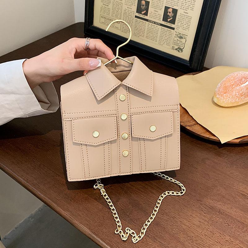 Personalized Hip-hop Style Clothes Hook Small Square Bag 2025 New Fashion Trend Single Shoulder Messenger Women's Bag