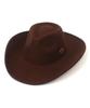 Yunibeosyeolkemiseuteuli Cowboy Wool Brown Fedora