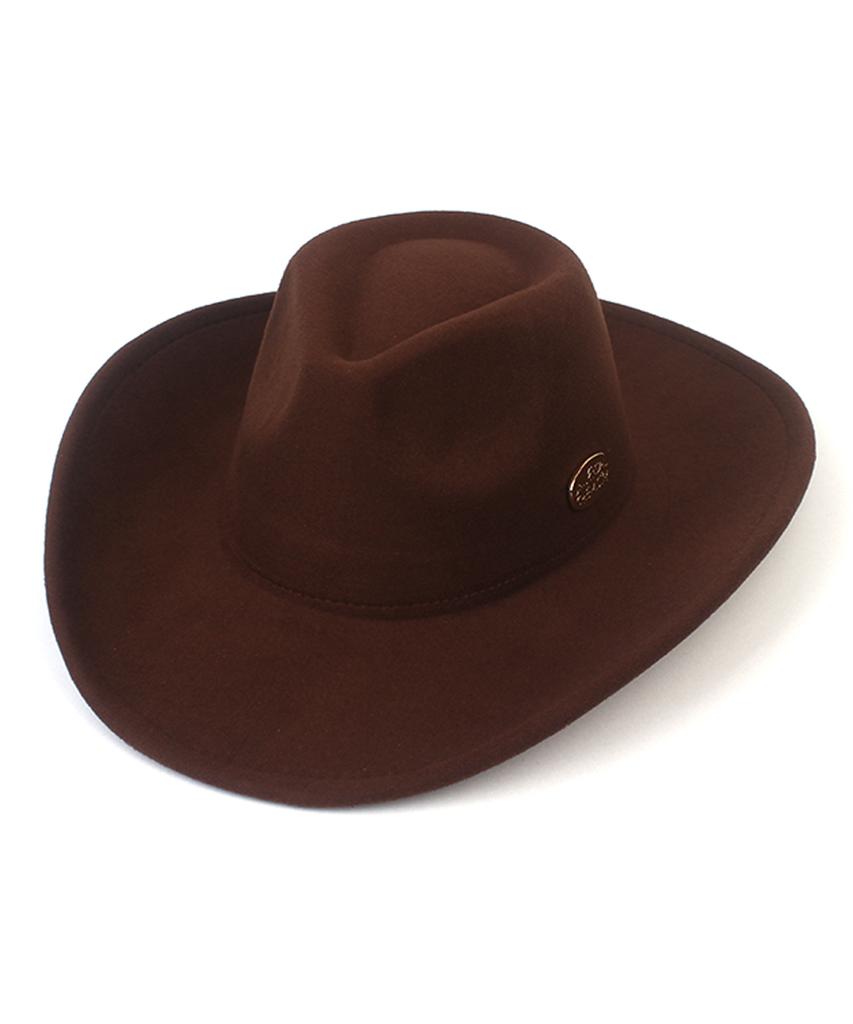 Yunibeosyeolkemiseuteuli Cowboy Wool Brown Fedora