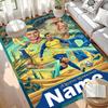 Custom Name Personalized Cristiano Ronaldo Print Carpet, Versatile Home Decor Rug, for Playroom, Apartment, Balcony, Entryway, Hallway Gift