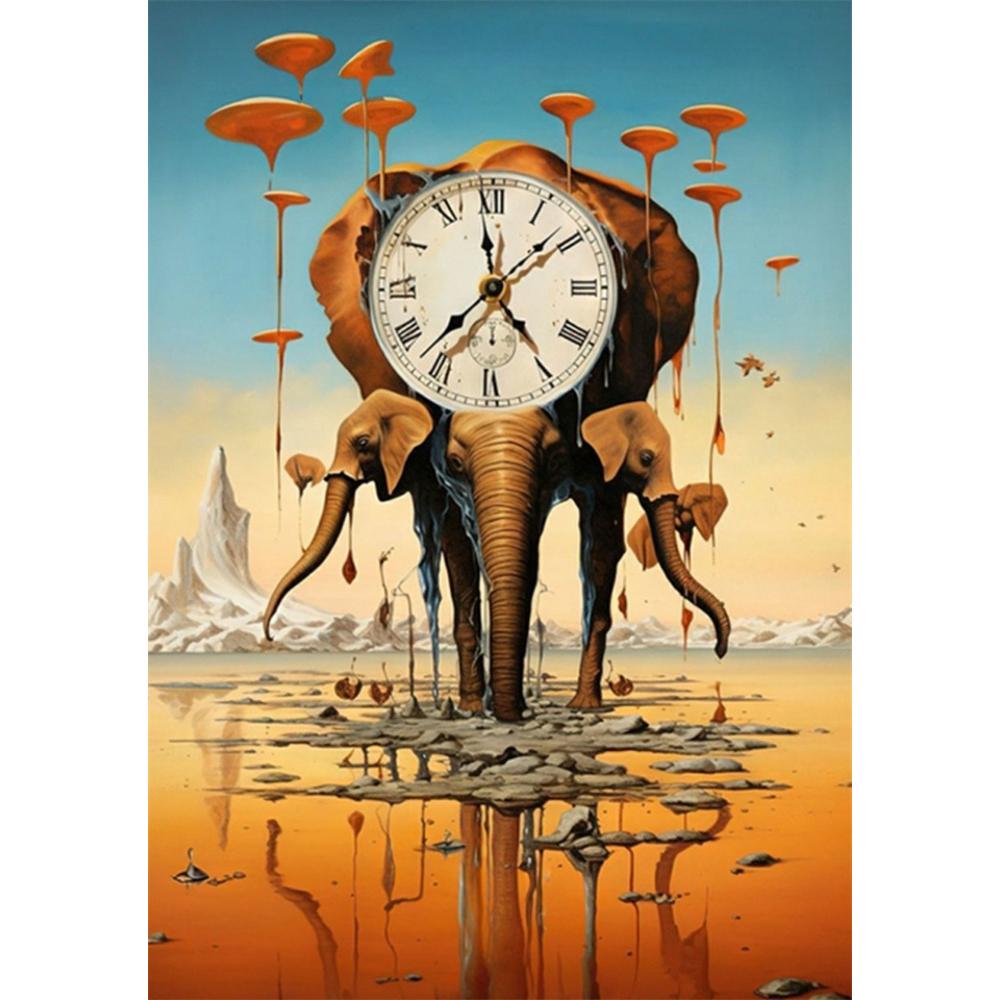 Surrealism Famous Artwork By Salvador Dali 5D DIY Art Diamond Painting Cross Stitch Pattern Pictures Mosaic Embroidery Home Deco