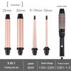 5-in-1 Multifunctional Curling Iron Head Set with Big Wave & Egg Roll Attachments