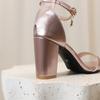 2026 Summer Comfortable Red Blue Women Casual Sandals Sexy 8.5cm Block High Heel Lady Shoes Plus Big Small Size 10 30 45 48