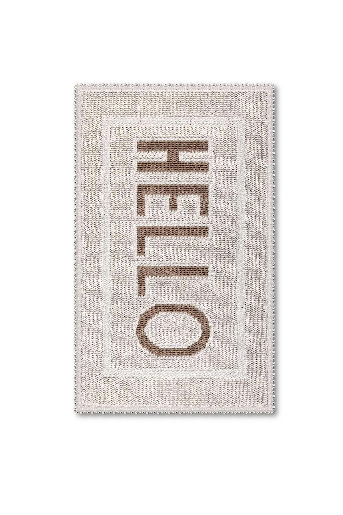 

Hello Natural Cotton Bath Mat 50x80 Cm - Beige