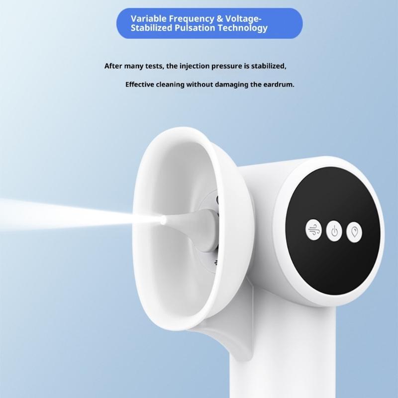 Professional Ear Cleaning Kit 5 Pressure Mode IPX7 Waterproof Design With Temperature Controlled Drying Functionality