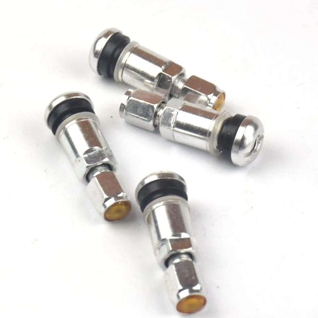 4pcs Car Tubeless Wheel Tyre Valve Stems Aluminum Alloy Car Tubeless Wheel Tire Valve Stem Cap Automobiles Accessories