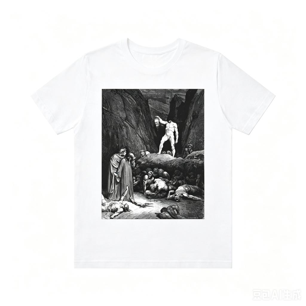 Dantes Hellshirt Berran De Bern Gustave Dore Tshirt Bookworm Tshirt Classic Literary Gothic Tshirt For Unisex And Unisex