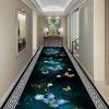 Chinese Style Corridor Aisle Carpet Hotel Hotel Stairs Non-Slip Floor Mats Home Entrance Carpet Custom Corridor Long Carpet