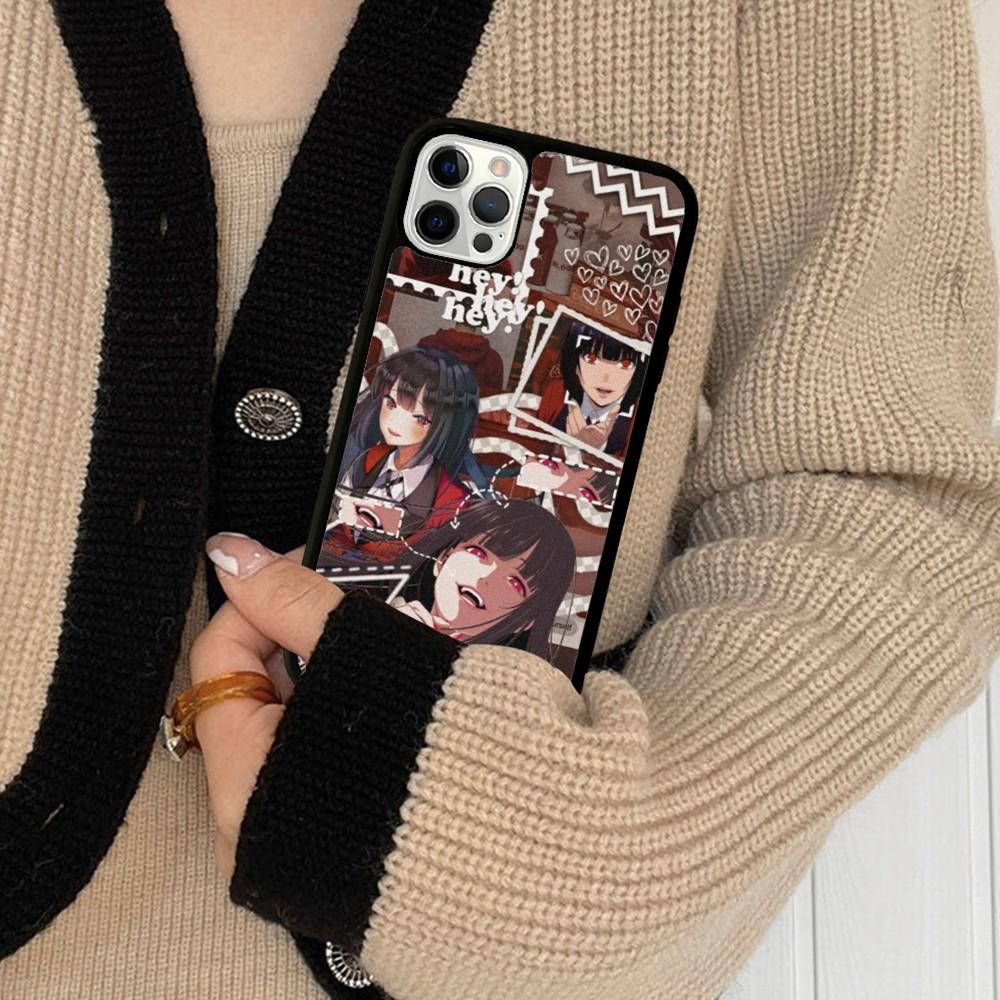 Kakegurui Phone Case Silicone PC+TPU For For iPhone 11 12 13 14 15 16 Plus Pro Max Cover
