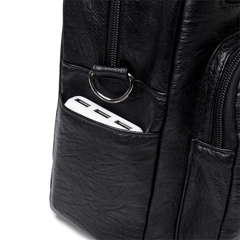 Lässige Damen-Multifunktions-Umhängetasche, modisch, weiches PU-Leder, Designer-Frauen-Rucksäcke für Schule, Teenager, Reiserucksack