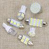 Universal 28Pcs Car Truck Interior Front Rear White LED Bulb Kit For Dome Map Door Glove Box License Plate Brake Lamp Light