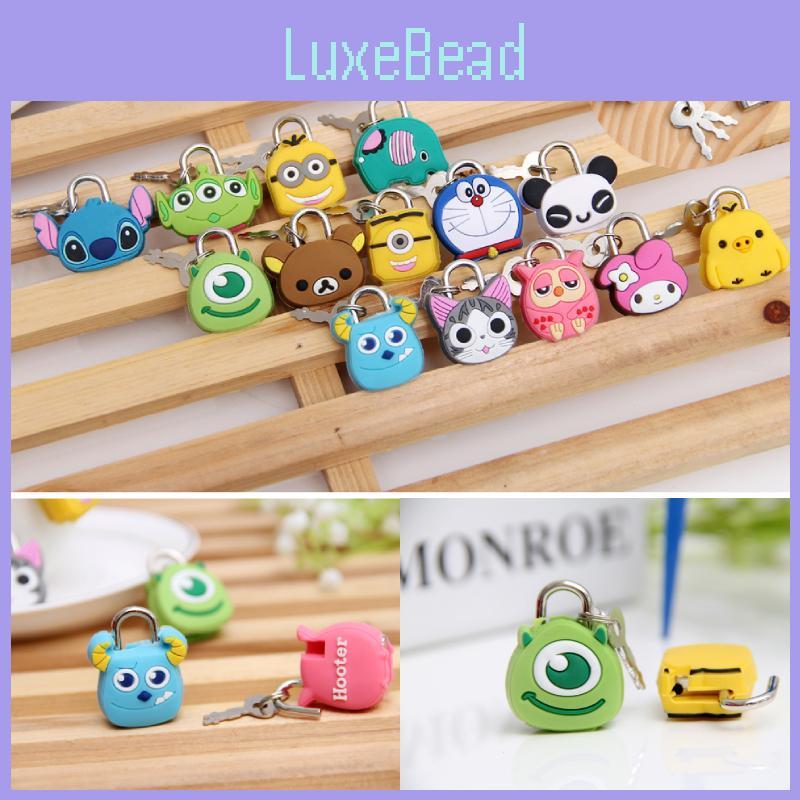 Colorful Cartoon Luggage Lock Mini Lock For Students Diaries And Zippers