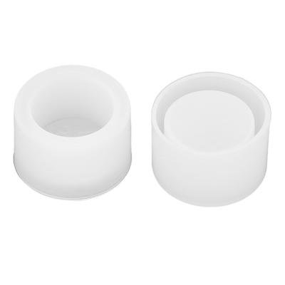 2pcs Silicone Mold Reusable Easy Demoulding DIY Small Round Fleshy Flower Pot Silicone Drip Mold