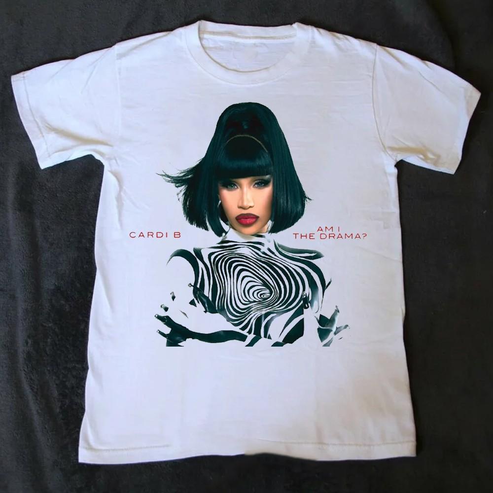 Hot Cardi B Am I The Drama Gift Funny Unisex S-235XL 22D109 Unisex T-Shirt XXXXL
