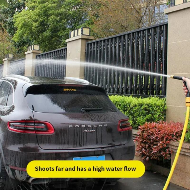 Portable High-pressure Water Gun Adjustable Cleaning Car Wash Machine Garden Watering Hose Nozzle Sprinkler Foam Water