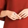 Swarovski Bow Elegant Goddess Ring Women rings Silver 5444827+5412678+5444826