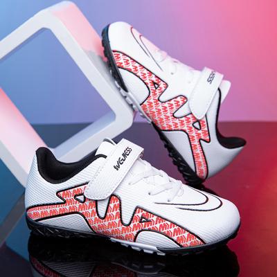 Fashion Summer New Trend Children Soccer Outdoor Anti-skid Crack-proof Shock-proof Professional Football Training Shoes for Girls Boys
