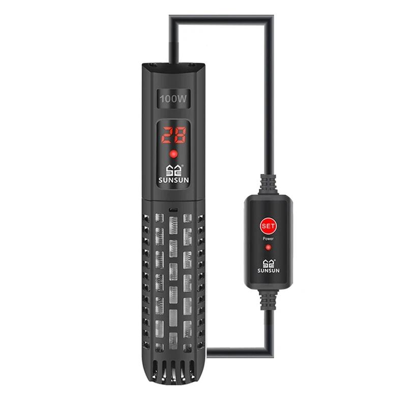 SUNSUN Aquarium Submersible Heater Fish Tank Water Heating Rod Constant Aquarium Thermostat Temperature Control 220-240V 50-500w