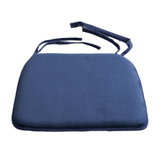 Winter Warm Velvet Seat Cushion for Folding Chairs Plush Chair with Ties, Soft Cozy Non-slip Cushion, 15.75" Comfortable Mat Workstation x Office