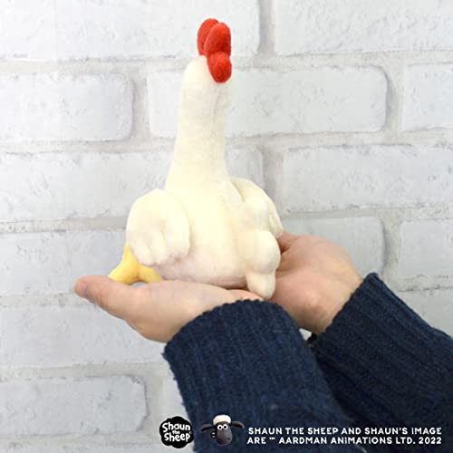 NICI Shaun the Sheep Chicken Plush Toy, 20cm, Character Merchandise