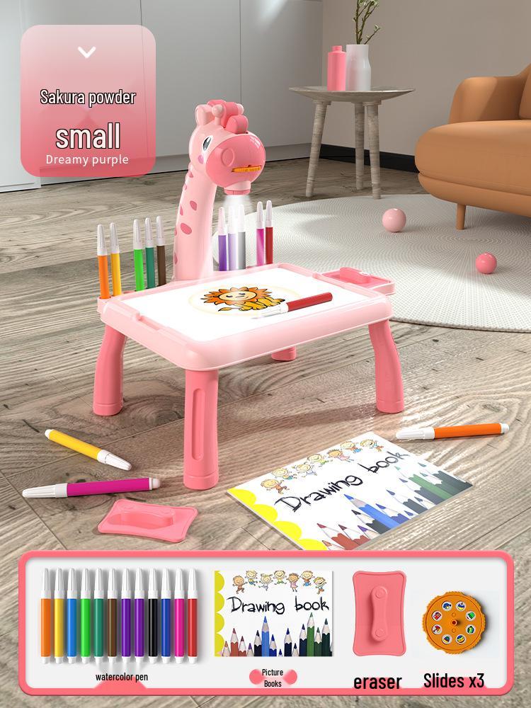 Little Deer Projector Drawing Board: Educational Art & Writing Toy for Children
