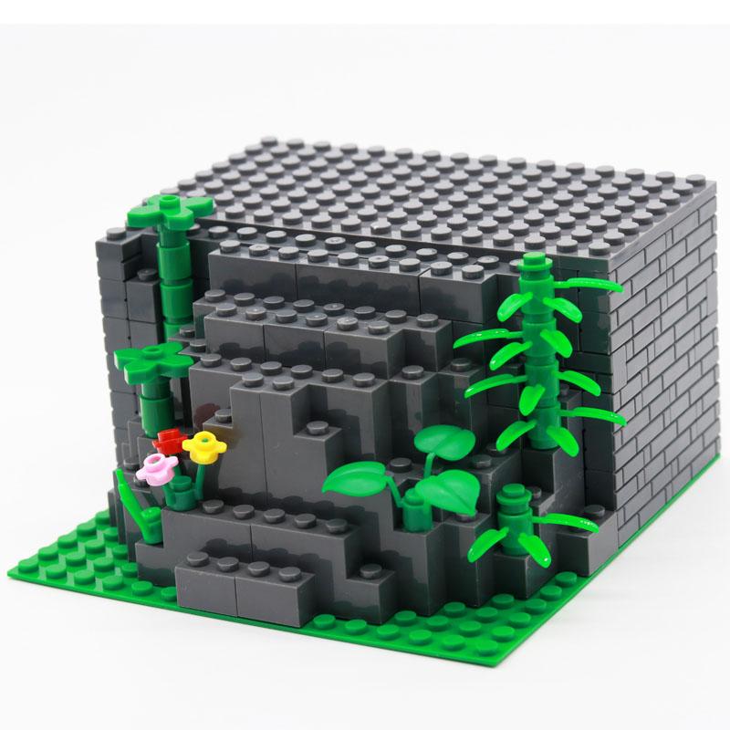 Kūrybingas Miesto Namas Kotedžas Miške Architektūra Sodyba Trobelė Modulinis Namas Kaimo Blokeliai Plytos Statybos Rinkiniai Švietimo Žaislai