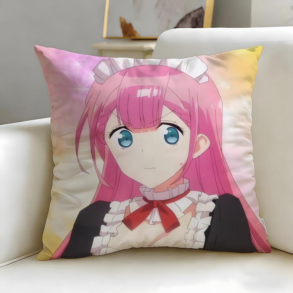 

harem anime We Never Learn Cushion Cover Soft EasyWash Pillow Case Versatile for Couch Bed Travel and Office 30X30cm