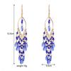 Bohemian Long Tassel Earrings For Women Bead Handmade Tassel Earrings Boho Gold Color Drop Dangle Jewelry Boucle Oreille Femme