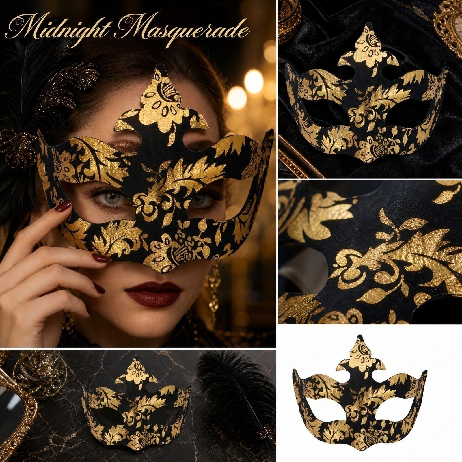 Half Face Jazz for Masquerade Halloween Party Eye One Size