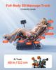 VEVOR Massage Chair, 3D Zero-Gravity Full Body Massage Chair with Extendable Footrest, Automatic Modes, Airbags, Waist & Leg Heating