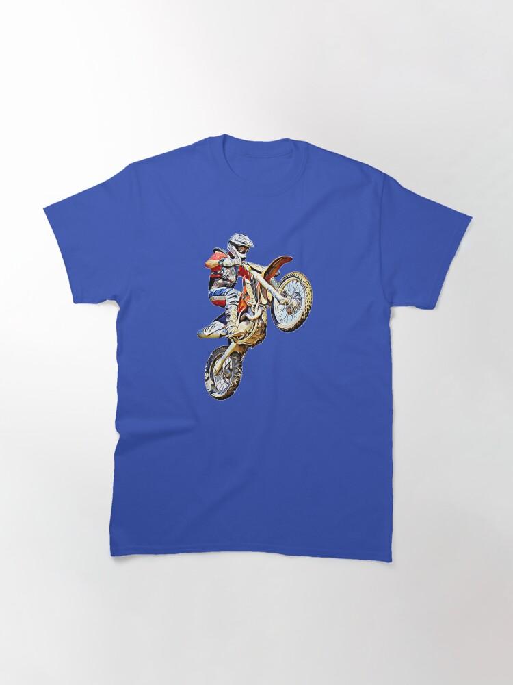 Dirt Bike Jump or Motocross Jump Mx or Motorcycle Jump Classic TShirt 2026 Summer Men Women Cotton Oversized Breathable Tshirt