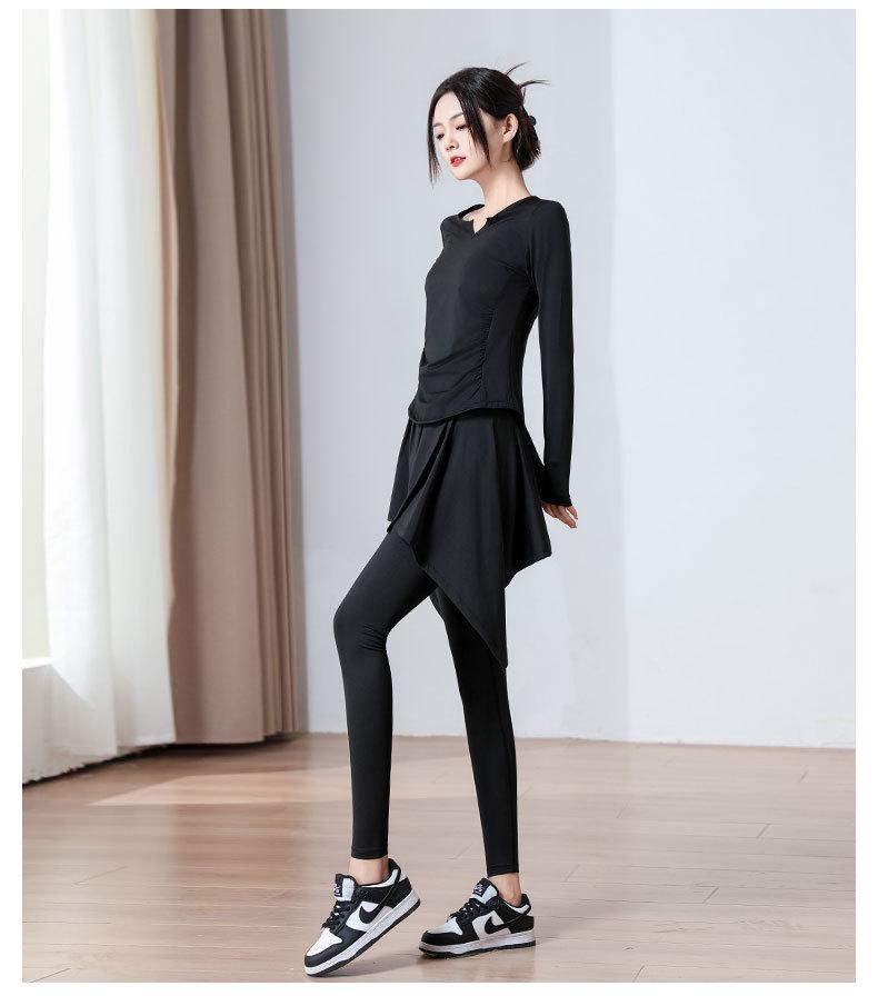 Damen High-End Tennis- & Yoga-Anzug - Herbst/Winter 2025 Schnelltrocknendes Fitness-Set zum Laufen