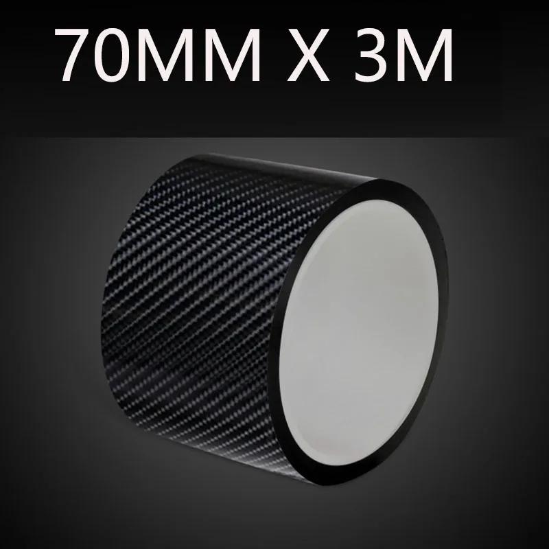 5D Carbon Fiber Car Stickers Protector Car Door Sill Sticker Scratchproof Stickers Protector Auto Bumper Strip Car Protect Tape
