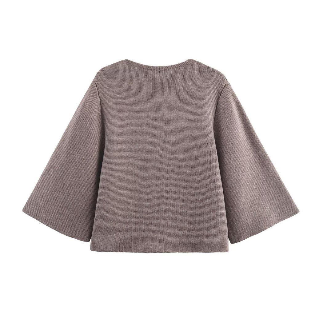 2025 Autumn European Style Women's Covered Button Knitwear