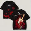 Hot Anime Hells Paradise Washed T Shirt Anime Lover Couples Plus Size Unisex Personality Clothes Year Round Clothing Breathable