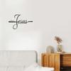 Christian Metal Wall Art Cross Jesus Faith Home Decor Wall Hanging Gift