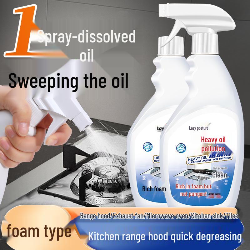 Fragrant Foam Degreaser: Powerful Range Hood & Kitchen Oil Stain Remover