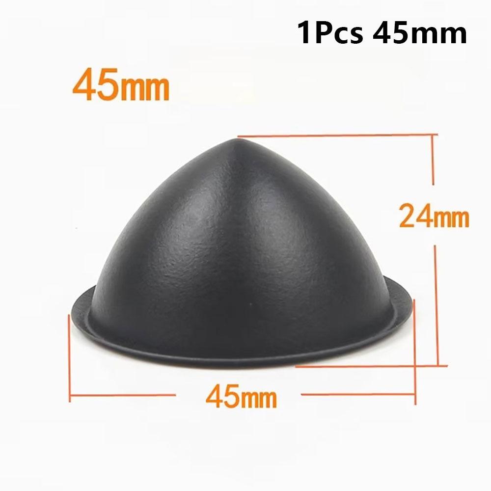 1/4Pcs Durable 35/40/45/50mm Speaker Dust Cover Black Tip Coned Dust Caps PP Protective Sleeve Speaker Repair Parts Accessories