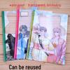 Cartoon Book Covers for Elementary Students - Language & Math - Waterproof Lever Arch File Wrapping for Boys & Girls