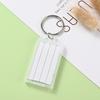 10-50pcs Colorful Plastic Keychain Key Tags Label With Split Ring For Diy Numbered Name Baggage Tag Id Label Name Tags