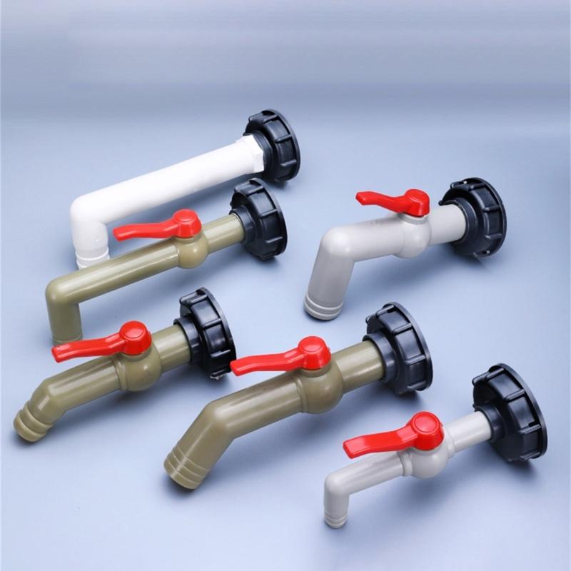 Heavy Duty IBC Tank Connector Reinforced Thread Outlet Tap for IBC Container Water Tank Rain Butt Accessories