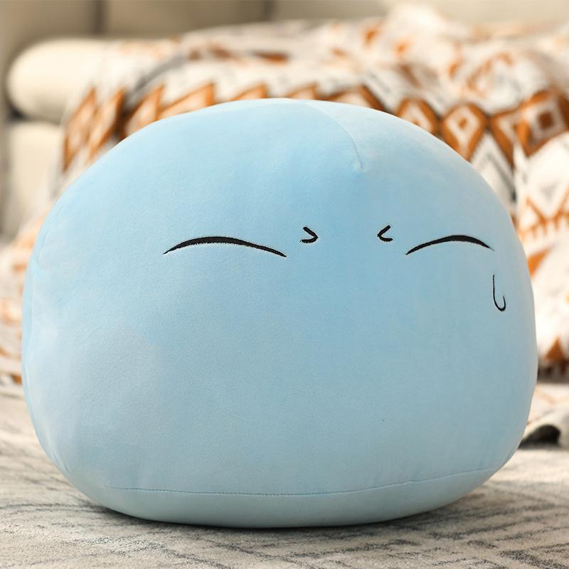 28/45/55cm Rimuru Tempest Plush Toys Anime That Time I Got Reincarnated As a Slime Throw Pillow Back Cushion Soft Gift For Boys