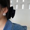 Three-Dimensional Full Pearl Flower Stud Earrings French Retro Light Luxury High Temperament Versatile Elegant Earrings
