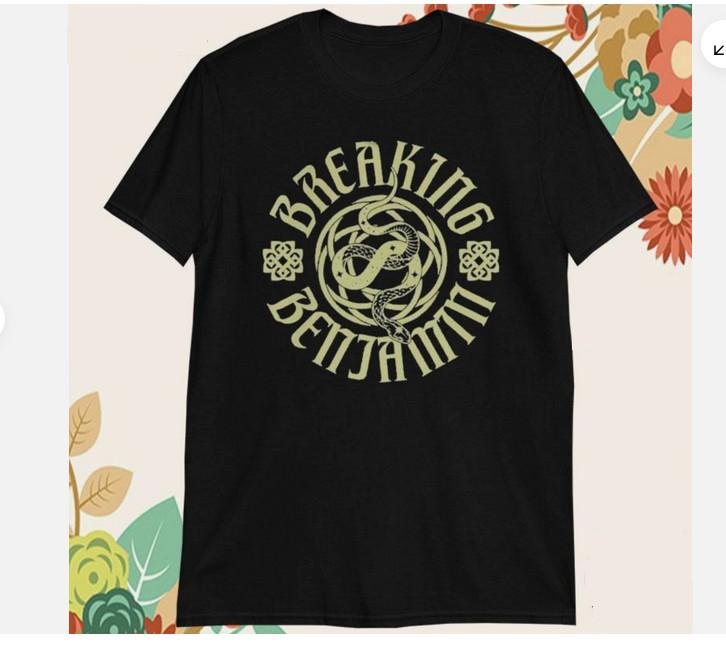 Breaking Benjamin Snake T-Shirt, Unisex All Size, Gift For Fans