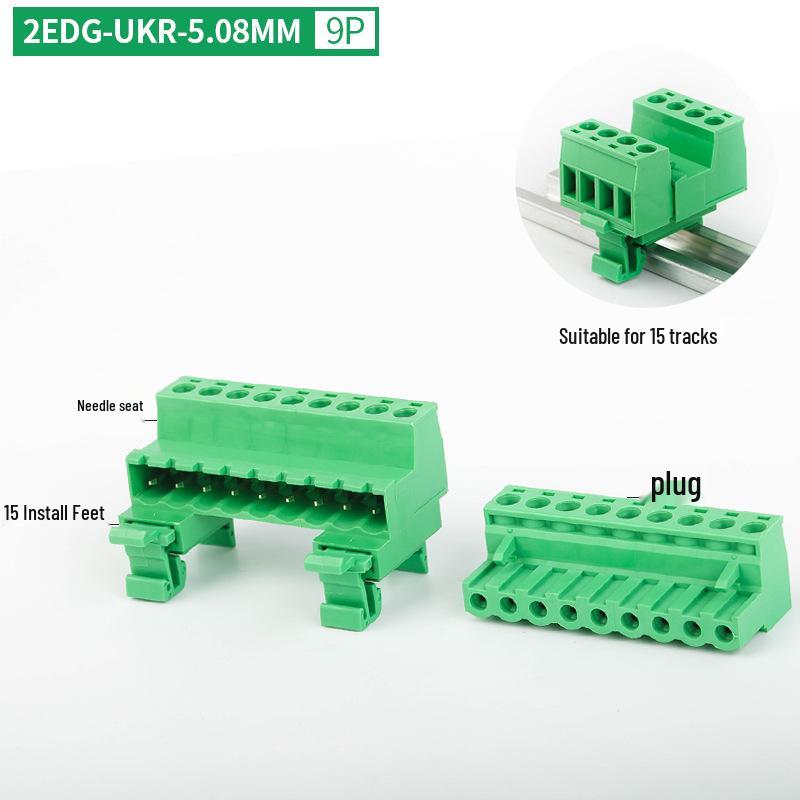 2EDG-UKR-5.08MM Plug-in Rail Guide Terminal Block Connector