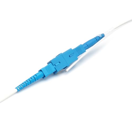 LEOLEOS 10m Outdoor Fiber Optic Cable, Low Friction and Wear Resistant, for Optical Modems, ONUs, Optical Line Termination Devices, and FTTH Networks,