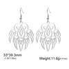Wolf Paw Celtics Knot Drop Earrings for Women Bear Claw Gothic Dangle Earrings Stainless Steel Jewelry Religious Amulet Gifts