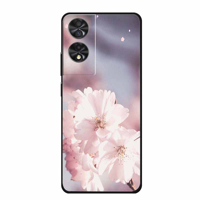 Para TCL 40 NxtPaper 4G 6.78" Funda Animales TPU Silicona Suave Fundas de Teléfono Cubierta para TCL40 NxtPaper Protector Lobo Dibujos Animados Coque