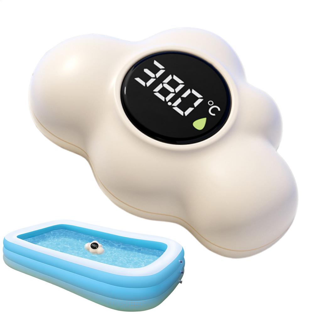 Baby bath thermometer Tub Temperature Monitor  LED display Hot Cold Water Resistant Temperature Warning Monitor Sensor