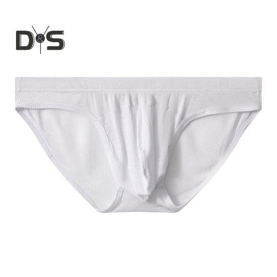 

Мужские трусы с низкой посадкой, U-образные, высокоэластичные, облегающие, однотонные, дышащие, подростковые трусы M белый
